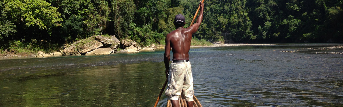 Voyage Découverte en Jamaïque - La descente du Rio Grande en Bambou Rafting